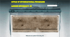 Desktop Screenshot of international.lander.edu