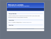 Tablet Screenshot of lanwebs.lander.edu