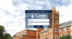 Desktop Screenshot of mylander.lander.edu